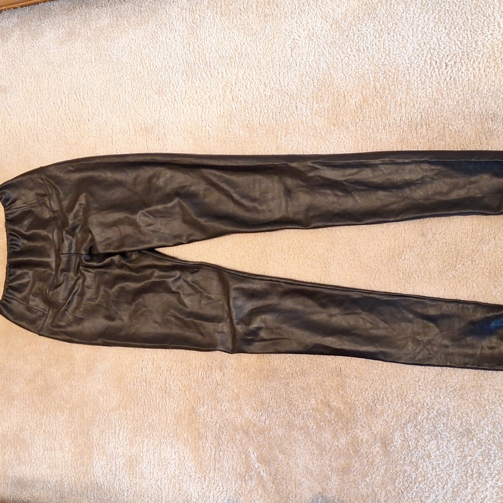 Wilfred & Free Faux Leather Skinny tight Sexy Pants Size XXS - Picture 3 of 9